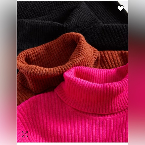 Charter Club Women's 100% Cashmere Turtleneck Midi Sweater Dress Size Medium - Picture 7 of 7